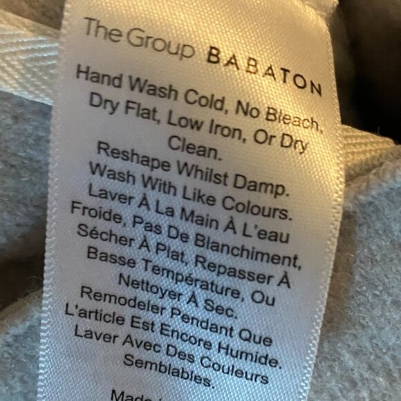 Aritizia The Group Babaton Long Stretch Wool Blend Soft Gray Skirt XXS - Picture 6 of 7